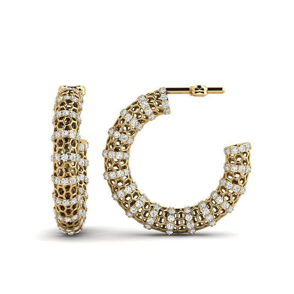 Moissanite Boucle d'oreille femme Cifaldi