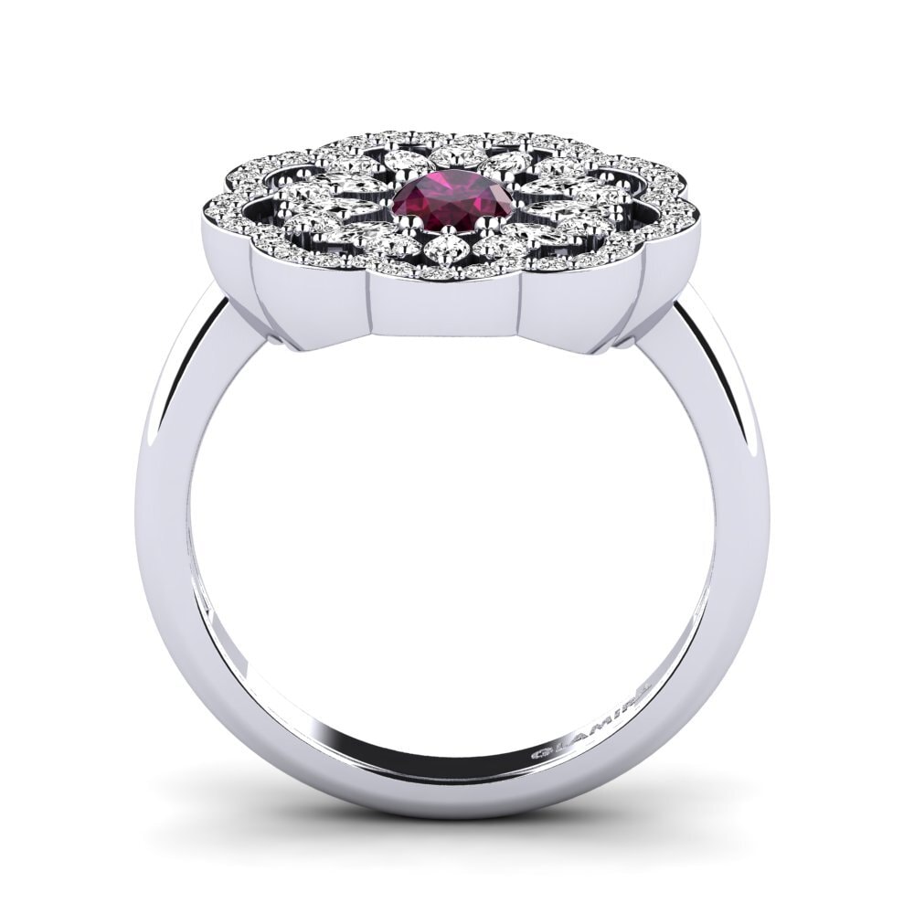 Rhodolite Garnet Ring Cigale