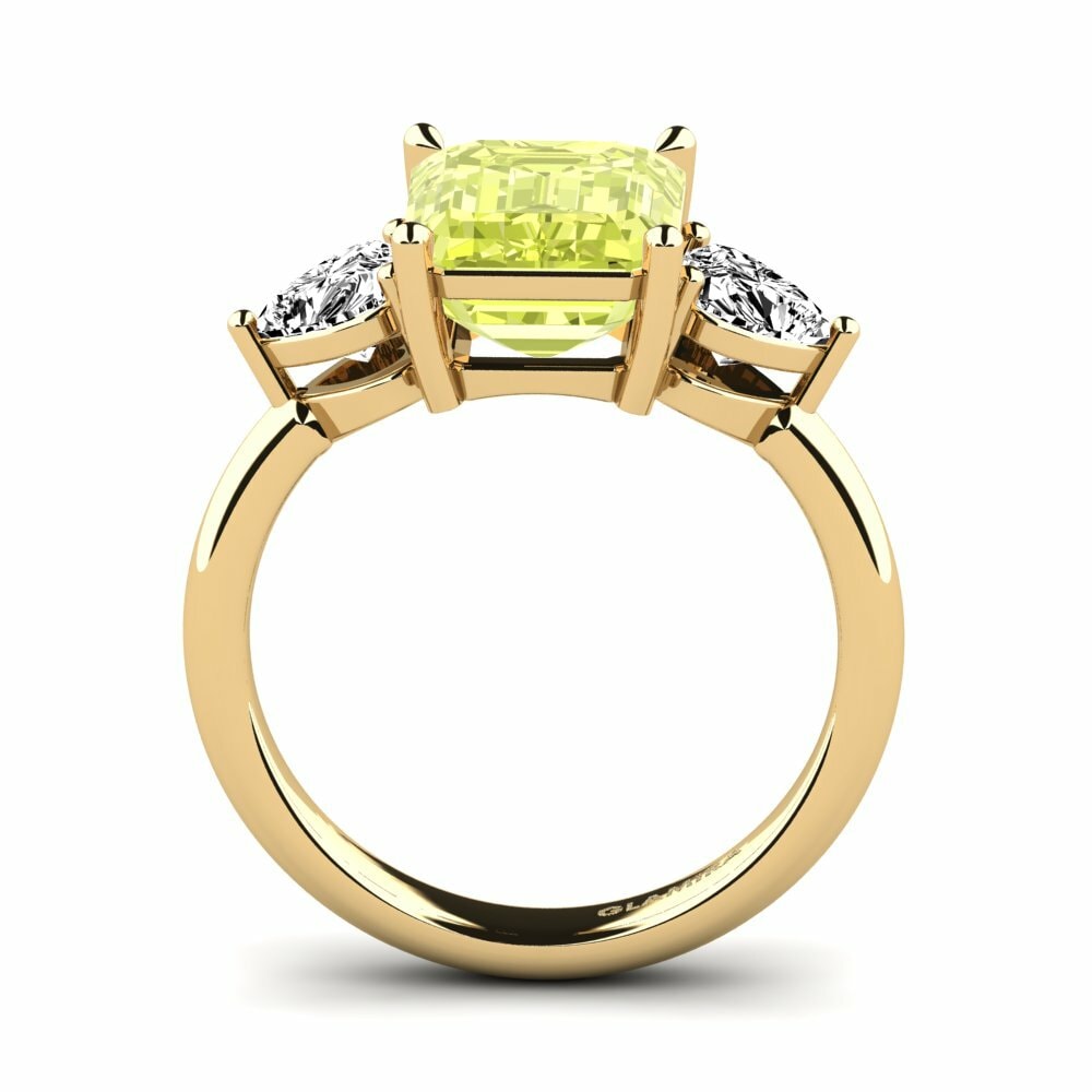 Lemon Quartz Women's Ring Cigo