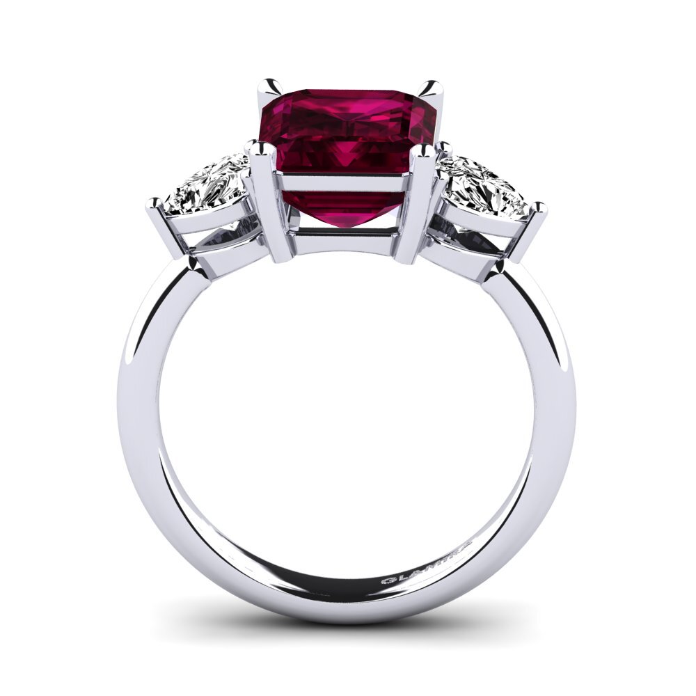 Rhodolite Garnet Women's Ring Cigo