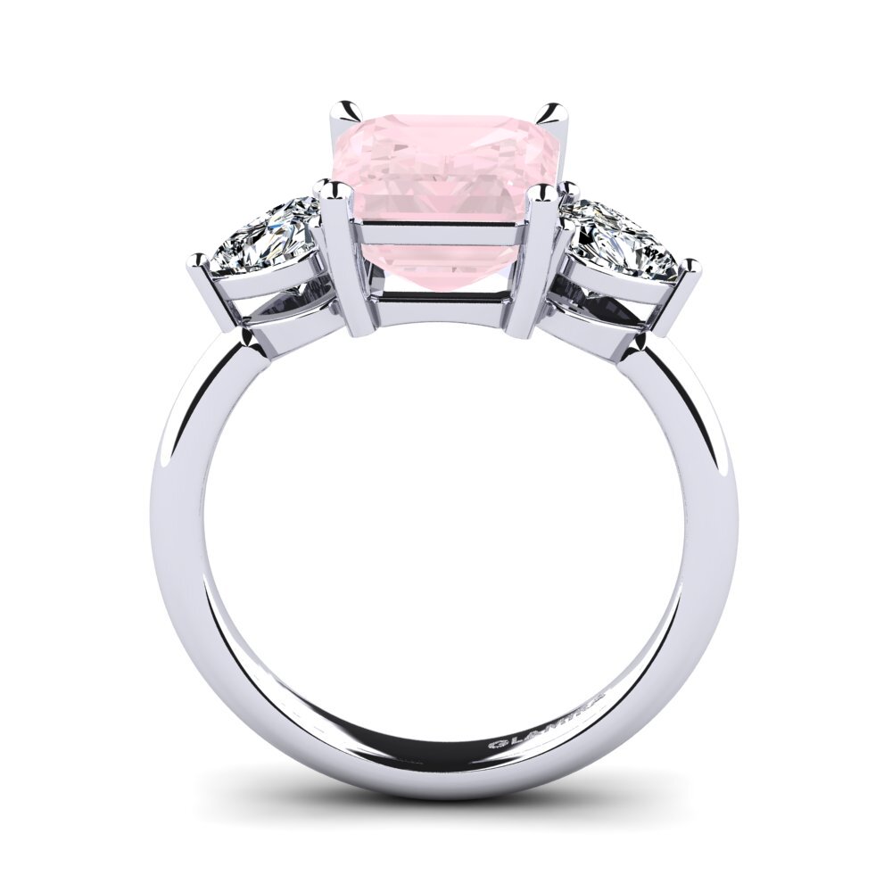 Rose Quartz Women's Ring Cigo
