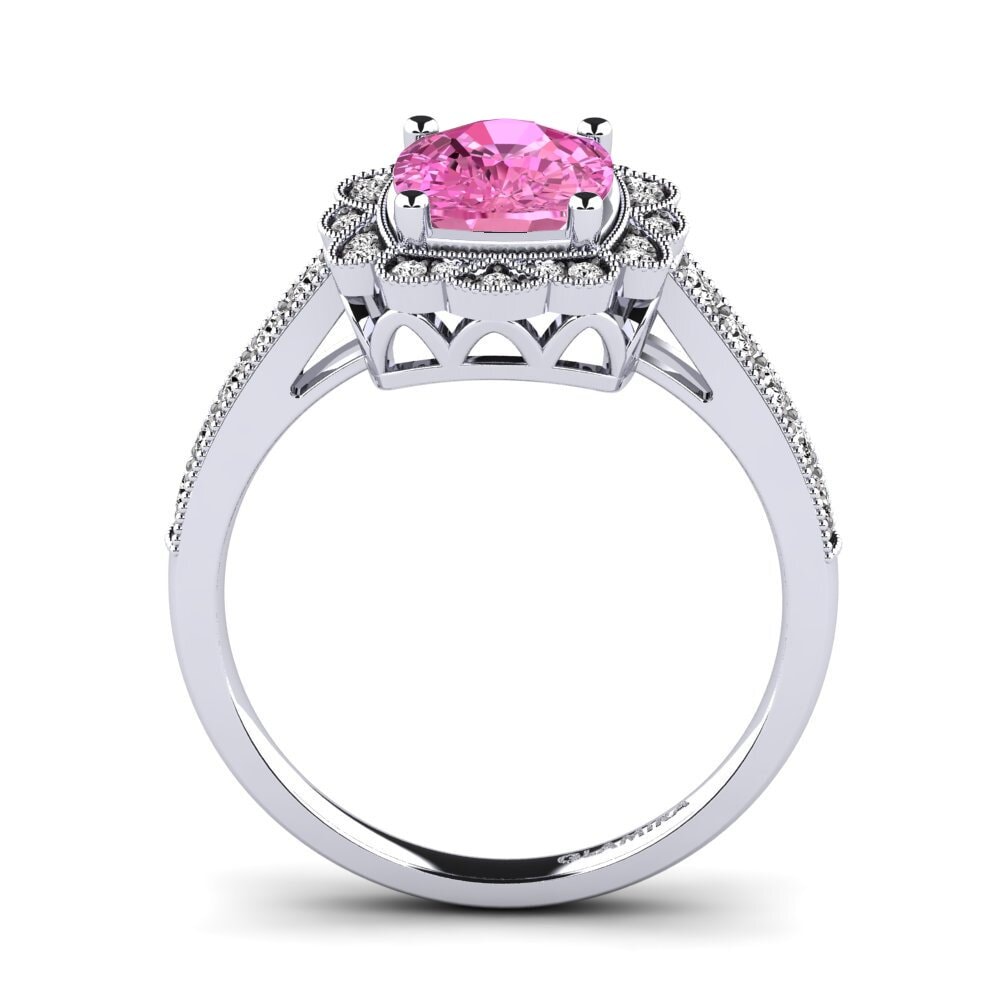 Topacio Rosa Anillo de compromiso Cindi