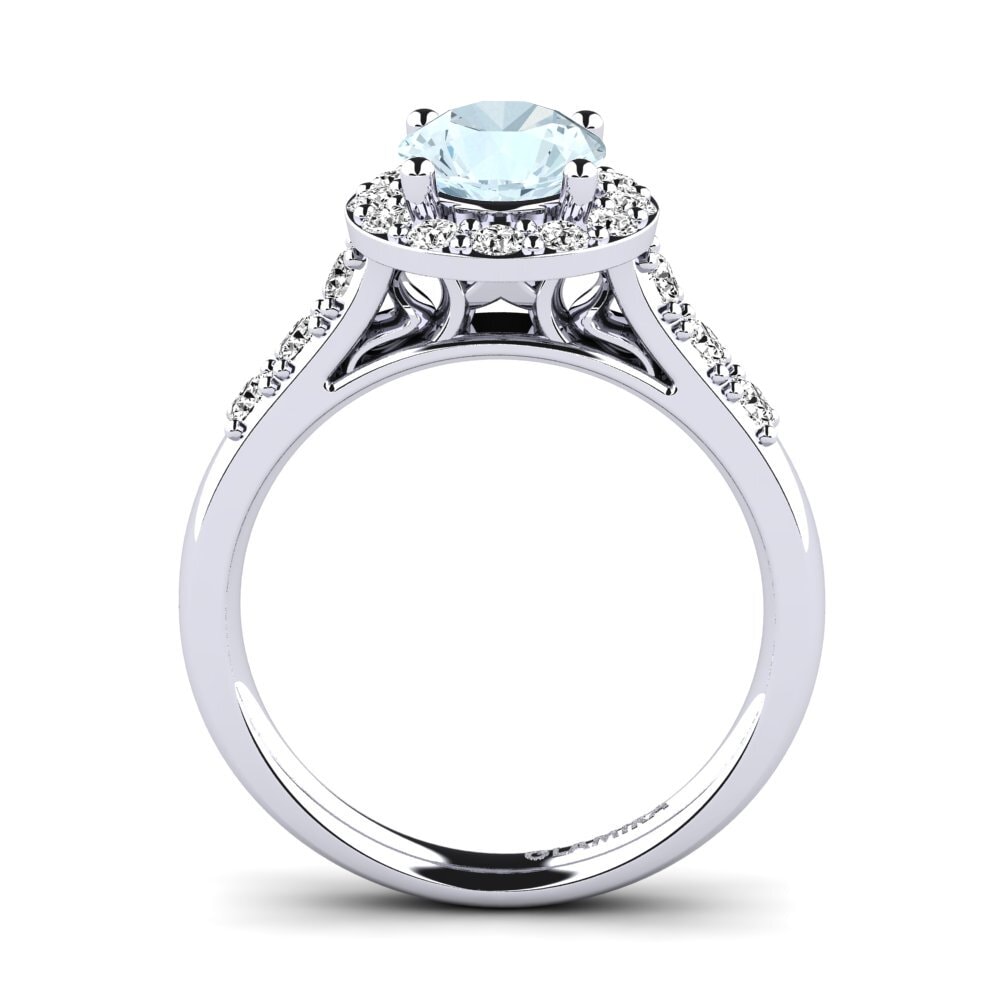 Aquamarine Engagement Ring Cindy 1.0 crt