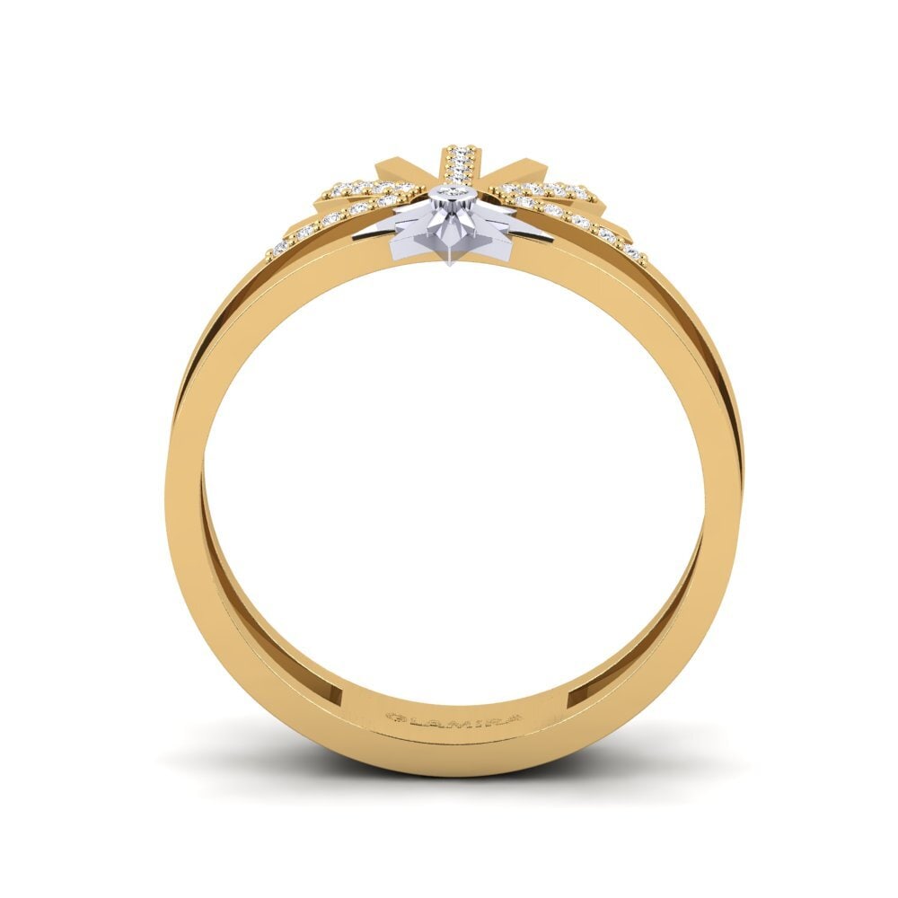 Zafiro blanco Anillo Citlalmina