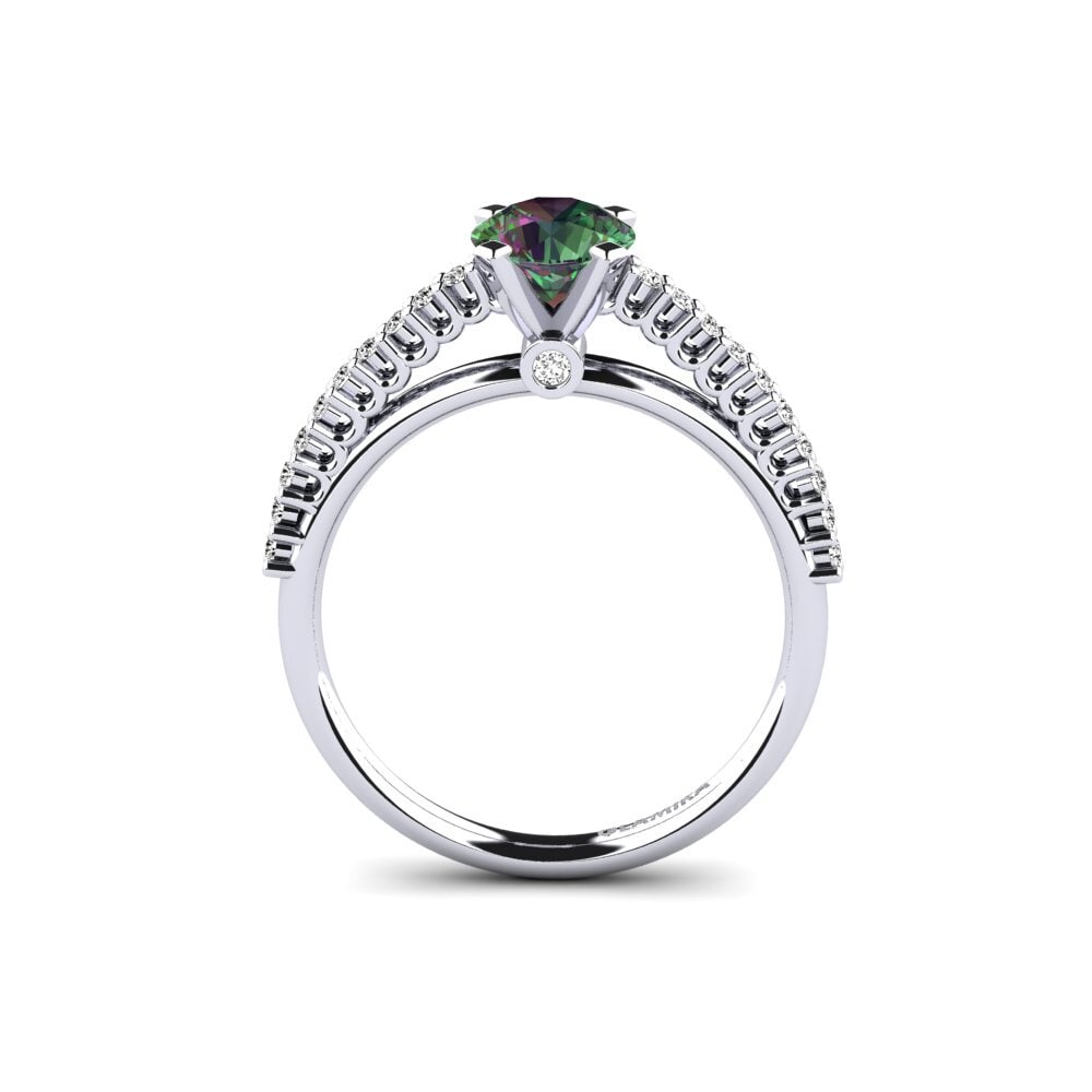 Topacio Místico Anillo de compromiso Clarette