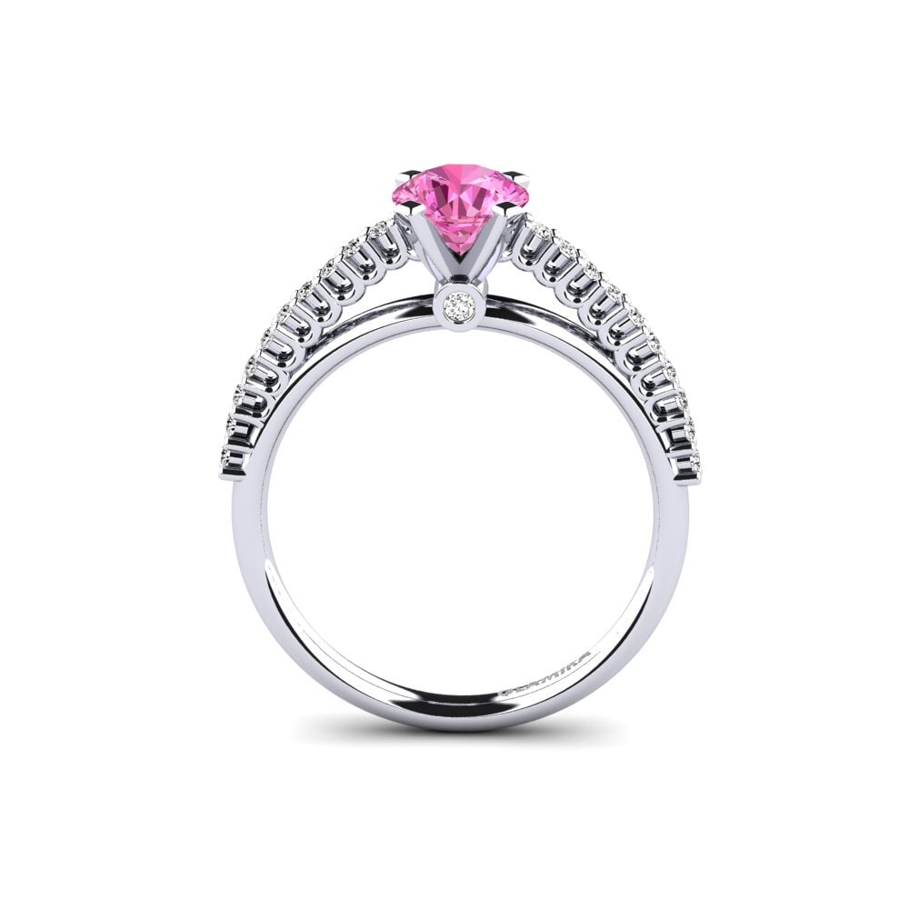 Topacio Rosa Anillo de compromiso Clarette