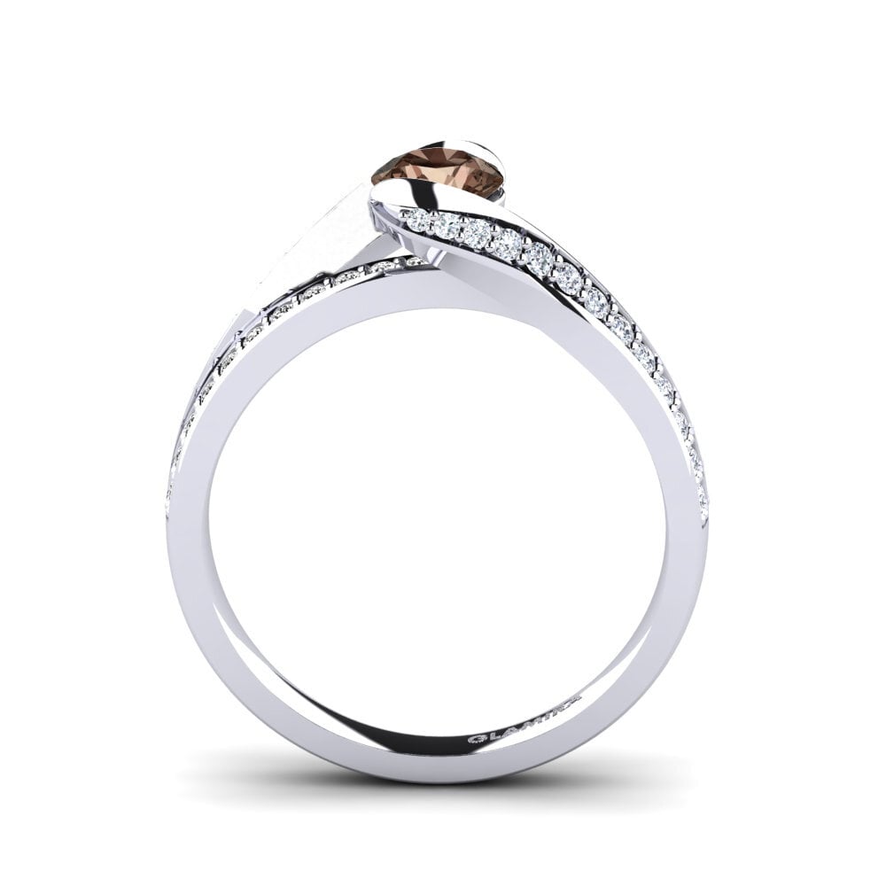Smoky Quartz Engagement Ring Clariss