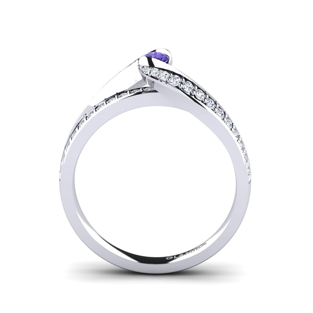 Tanzanite Engagement Ring Clariss 0.1 crt