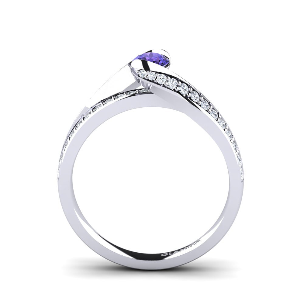 Tanzanite Engagement Ring Clariss 0.25 crt