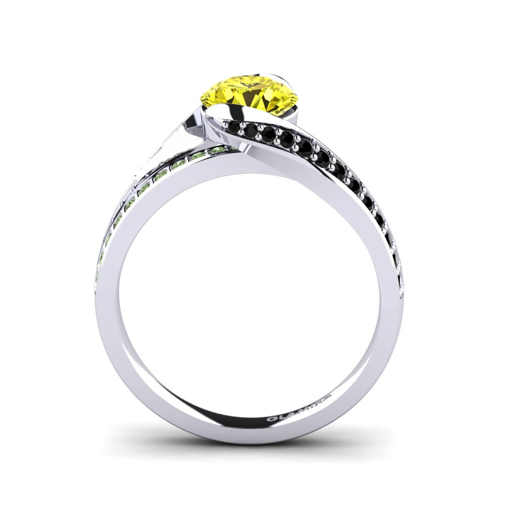 Gele Diamant Verlovingsring Clariss 1.0 crt