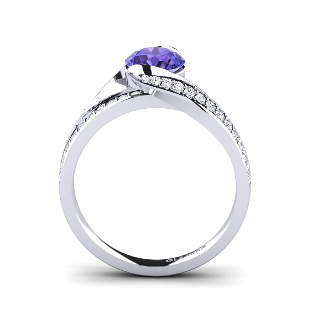 Tanzanite Engagement Ring Clariss 1.0 crt
