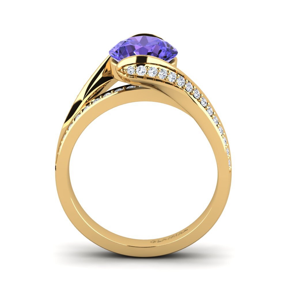 Tanzanite Engagement Ring Clariss 2.0 crt