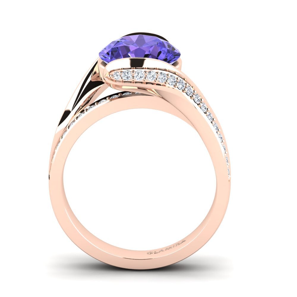 Tanzanite Engagement Ring Clariss 3.0 crt