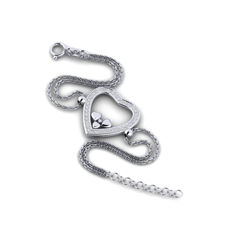 Cleck Compre Pulsera de Mujer Cleck en corte Redondo 0.288 Quilates 9k Oro ...