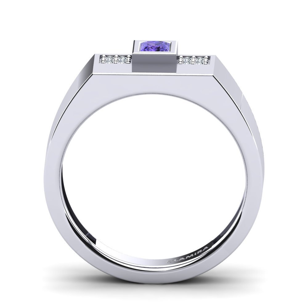 Tanzanite Men's Ring Cledwyn