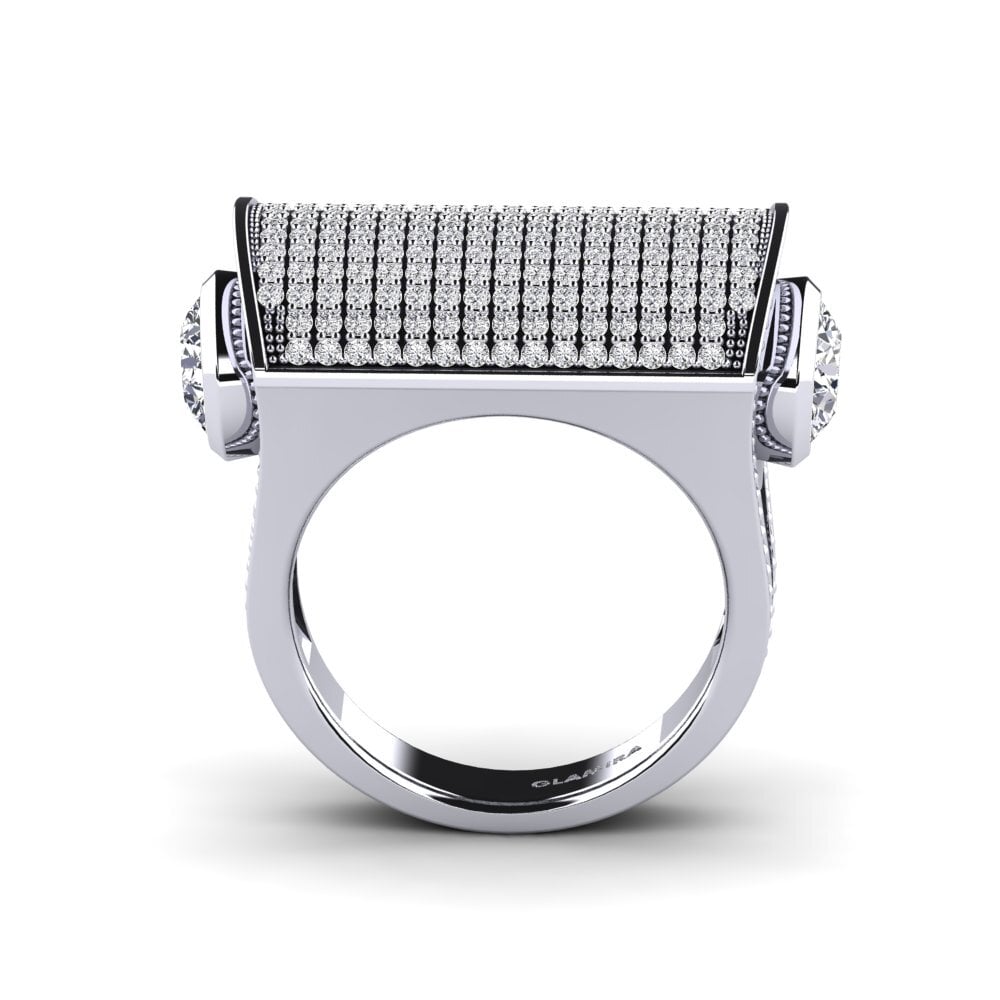 GLAMIRA Ring Cleitus in 1.6 Carat 9ct White Gold Diamond free shipping ...