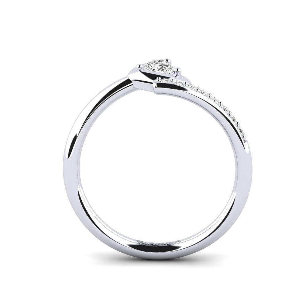 White sapphire Ring Clinkstone