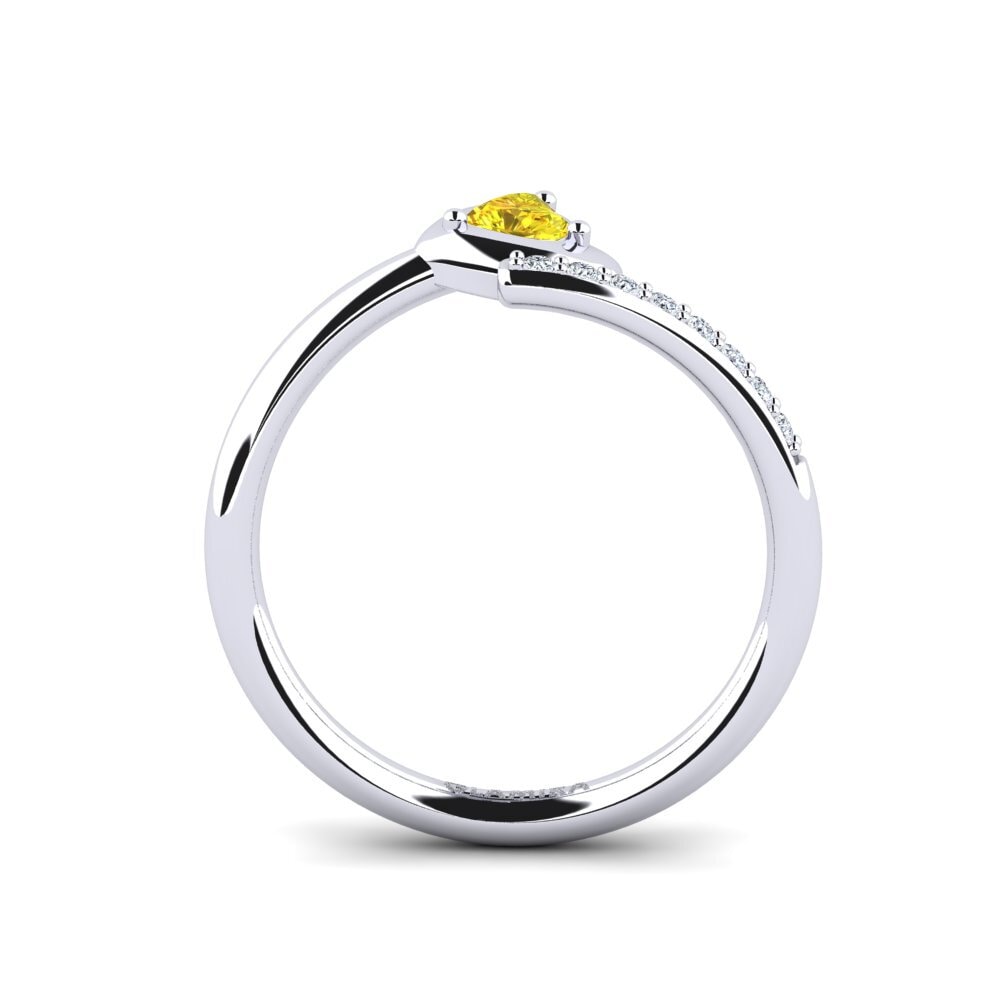 Yellow Sapphire Ring Clinkstone