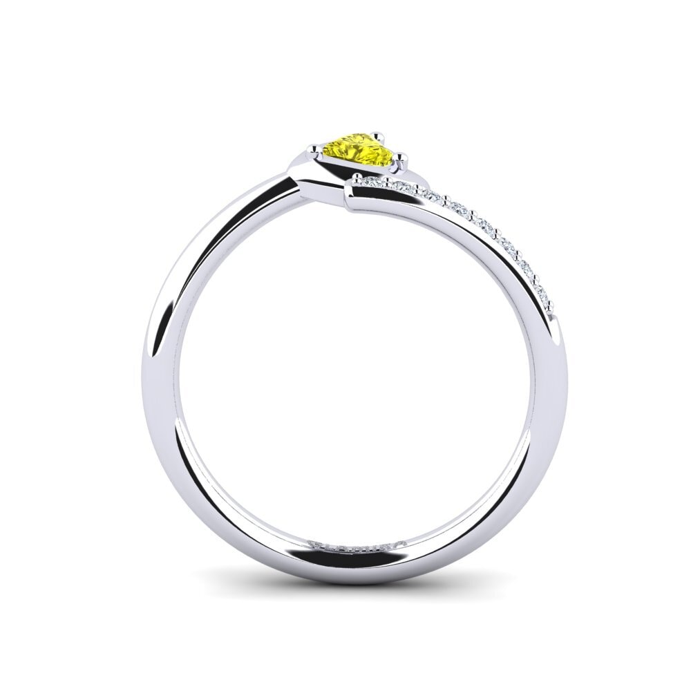 Yellow Diamond Ring Clinkstone