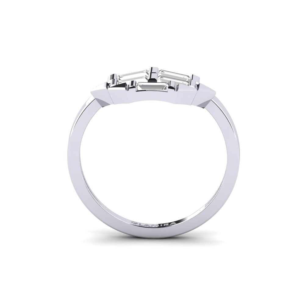 Weißer Saphir Ring Coahuila