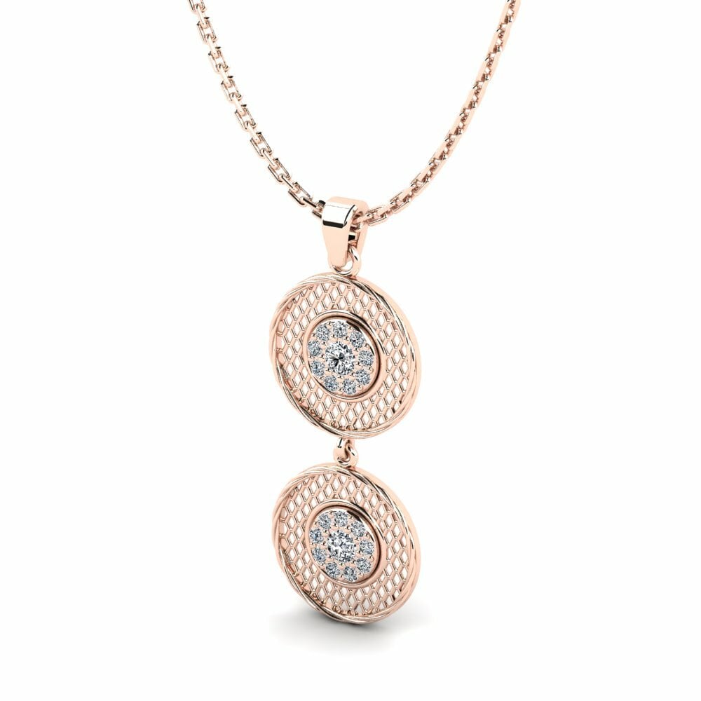 14K Rood Goud Dames Hanger Cocagnes