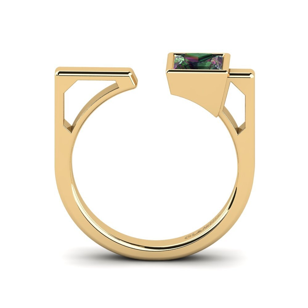 Topacio Místico Anillo Comaki
