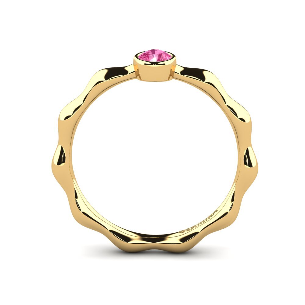 Pink Sapphire Women's Ring Comfort