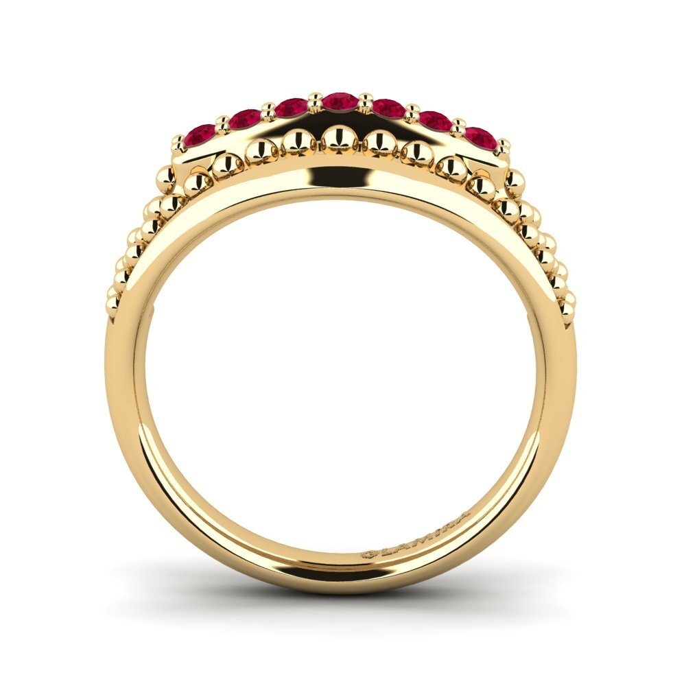 Ruby Pinky Ring Concanar