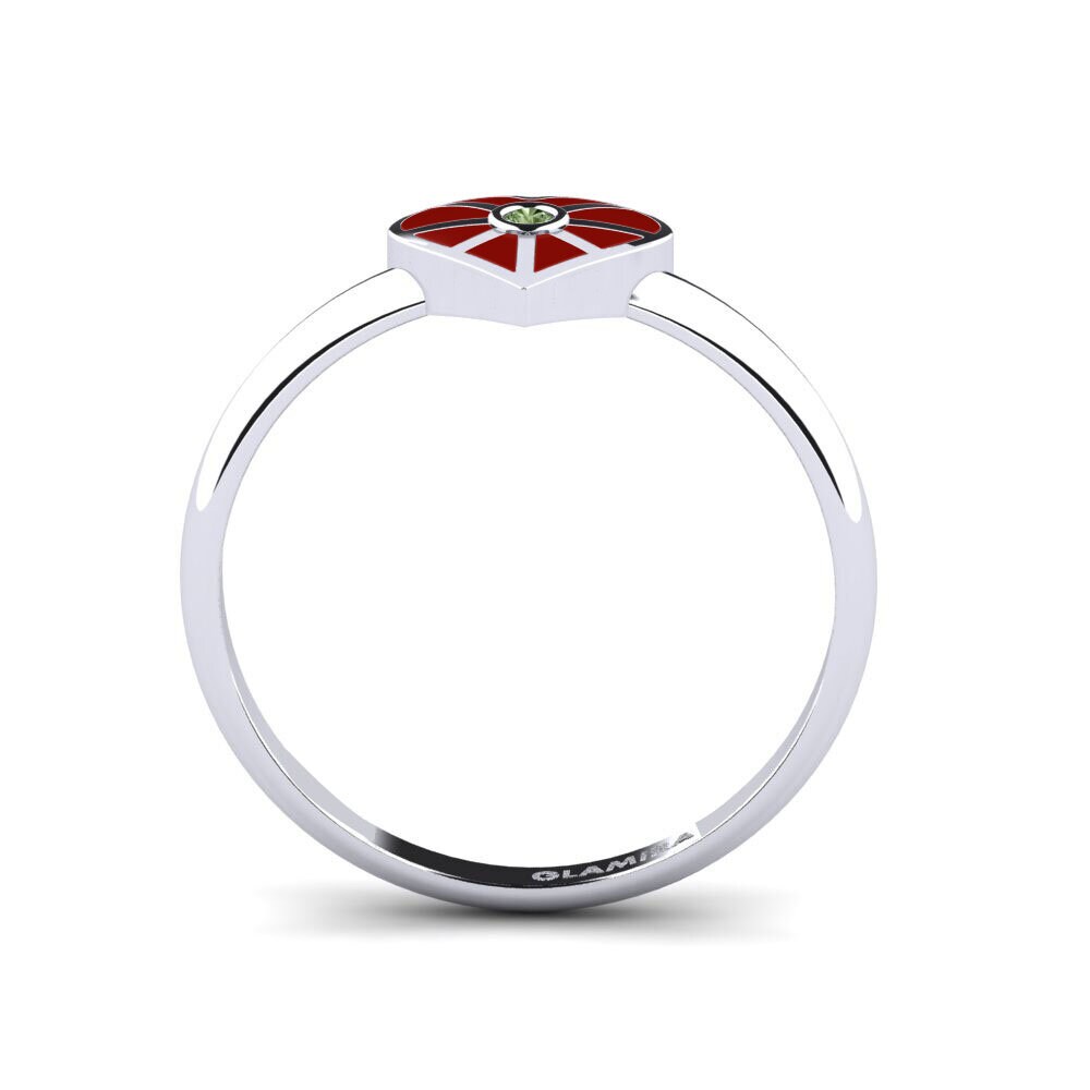 Grüner Diamant Ring Consery