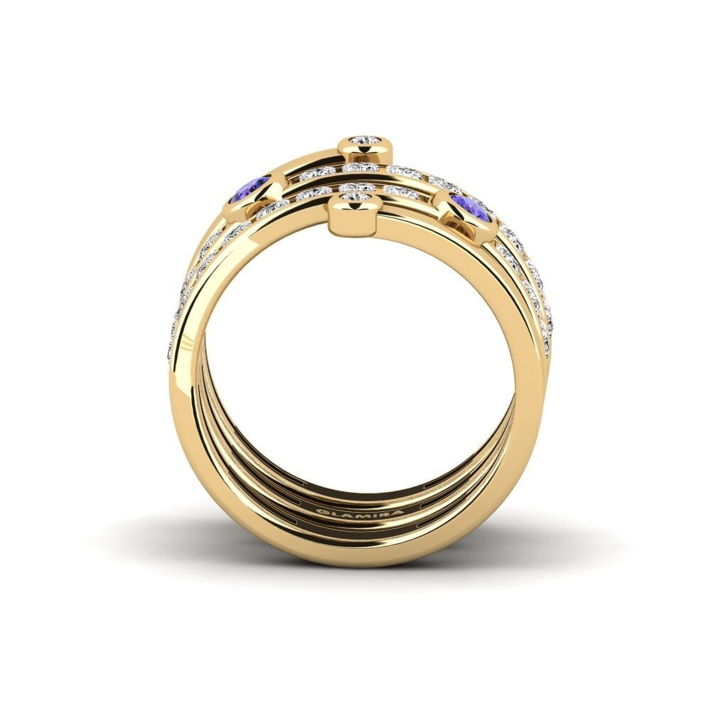 Tansanit Ring Constructive