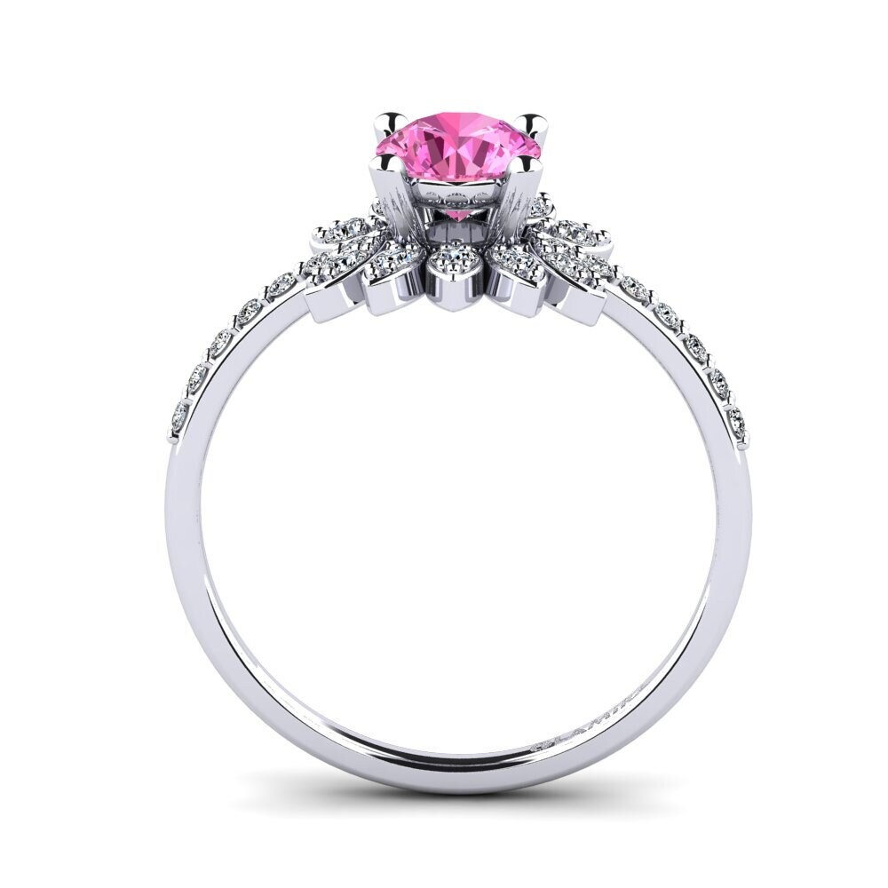 Pink Topaz Women's Ring Coqu