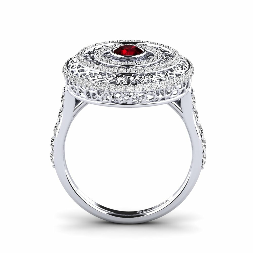 Granate Anillo Corbeille