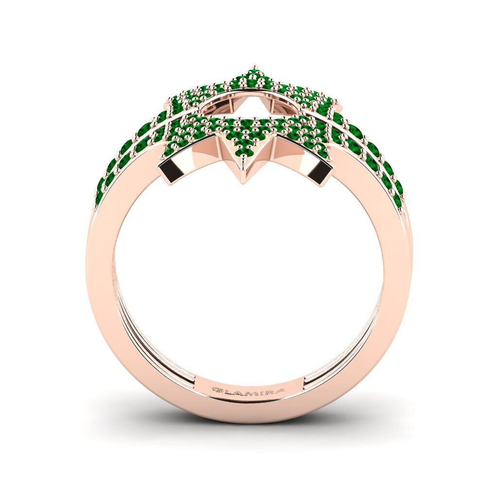 Circonita Verde Anillo Corcaroli