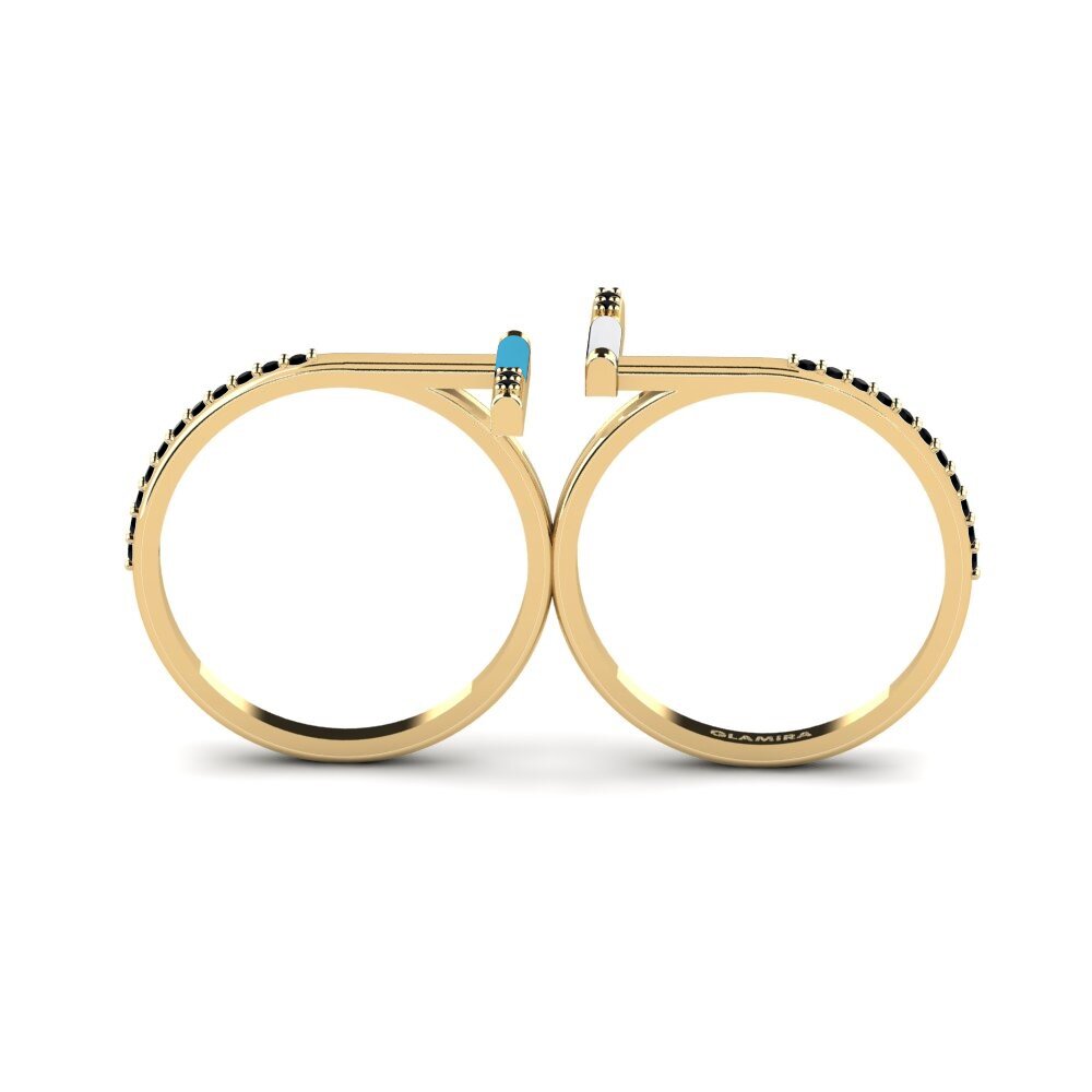 Schwarzer Onyx Ring Corfu