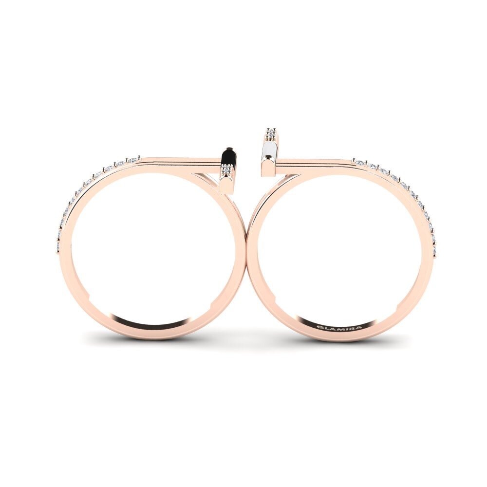 9ct Rose Gold Ring Corfu