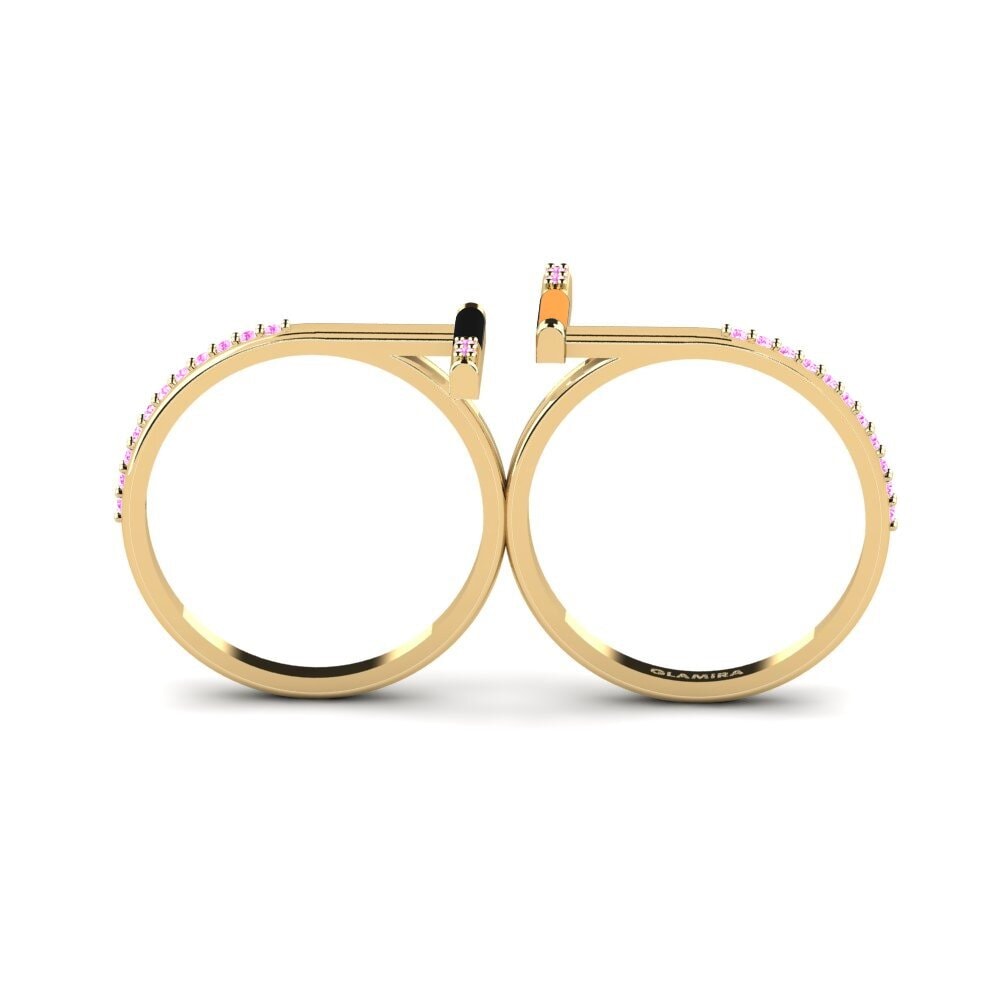 Rosa Saphir Ring Corfu