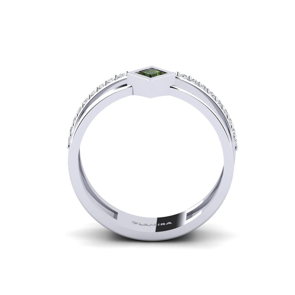 Princesa Zafiro Verde Anillo Coripe