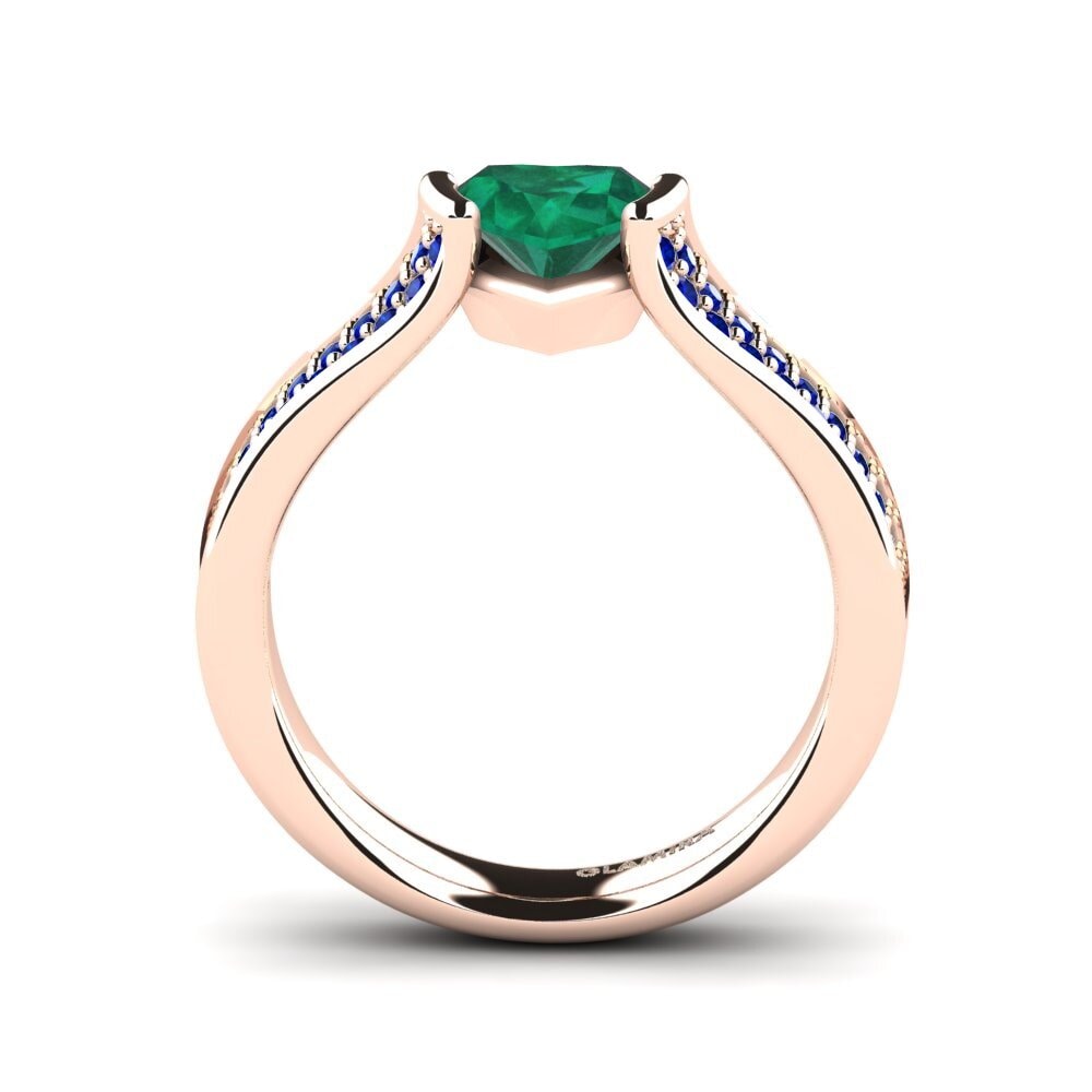 Emerald Engagement Ring Cosenza