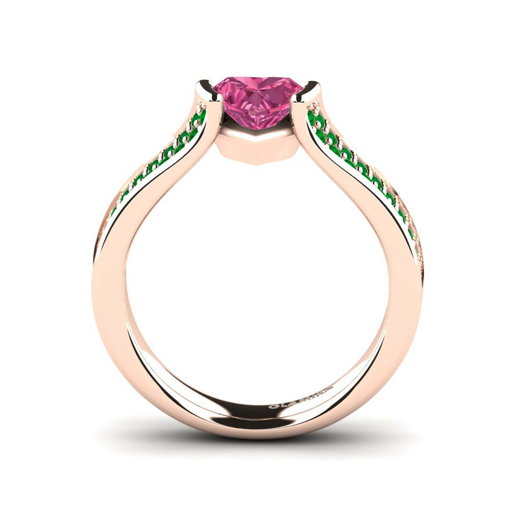 Bague de fiançailles Cosenza Tourmaline Rose