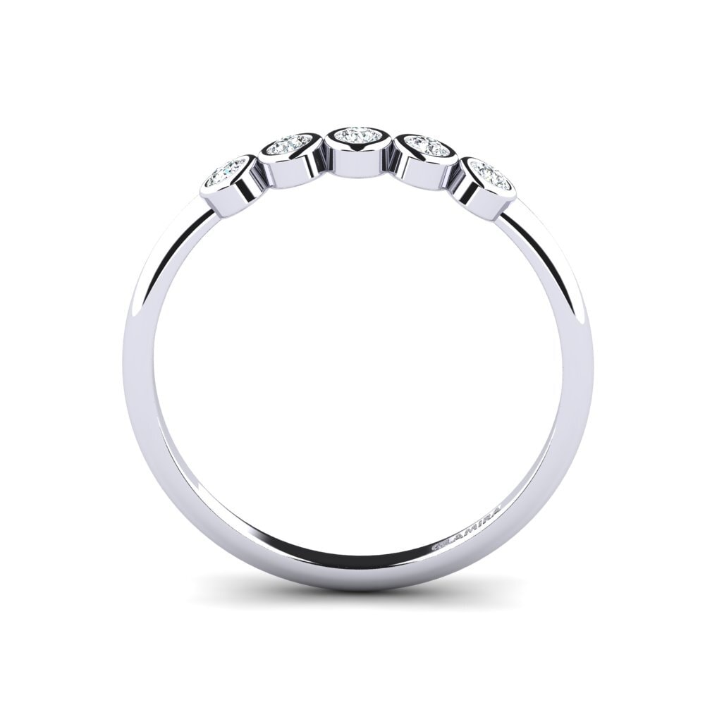 950 Platin Zirkonia Verlobungsring Cotinulla