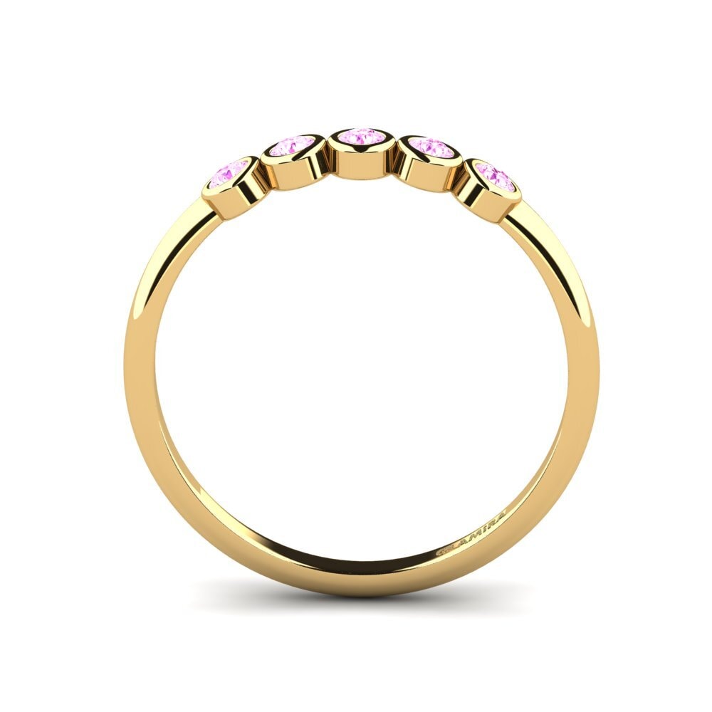 Pink Sapphire Engagement Ring Cotinulla