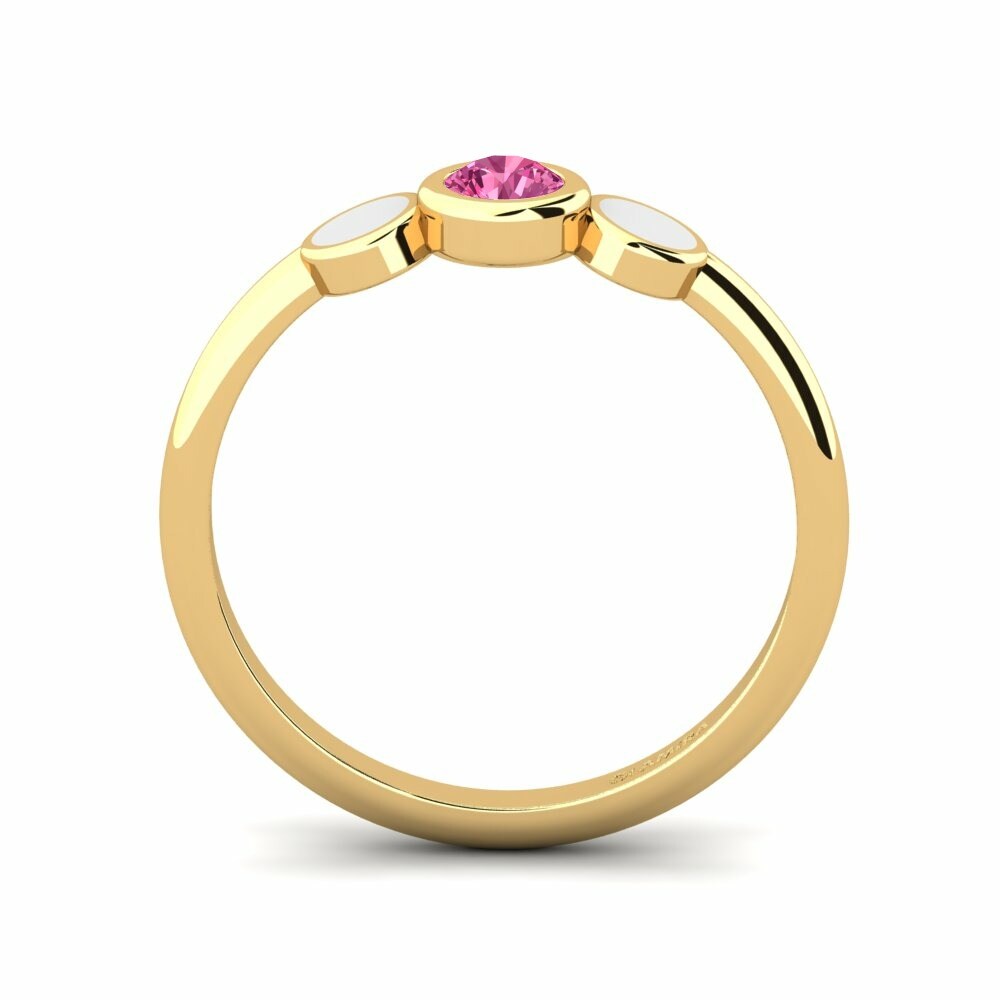 Pink Tourmaline Engagement Ring Cotredire