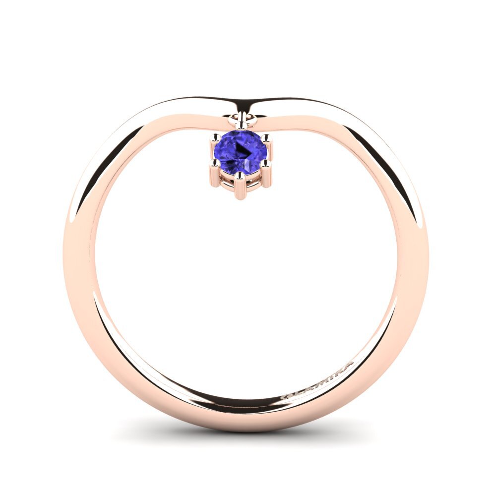 Tanzanite Ring Couplet