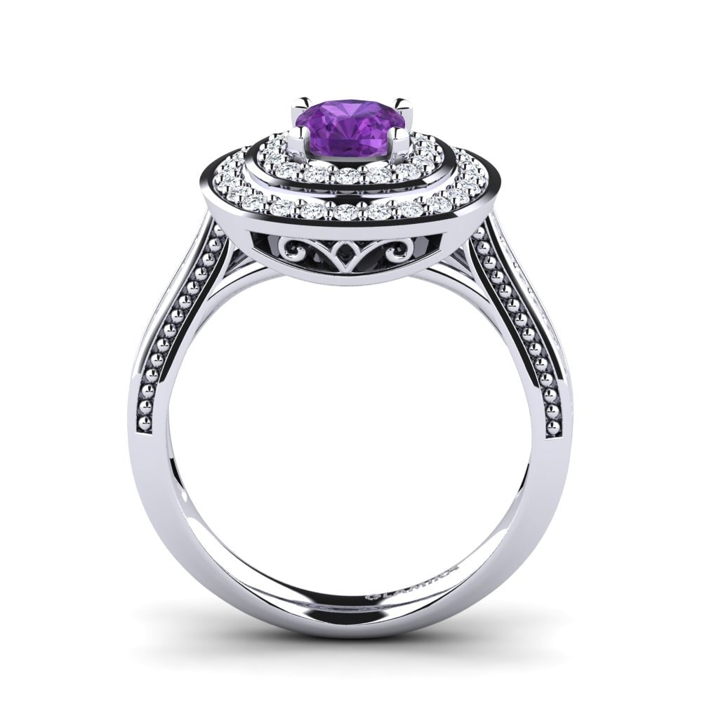 Amatista Anillo de compromiso Cremona