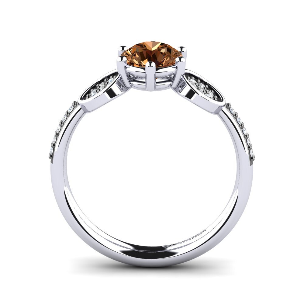 Brown Diamond Engagement Ring Cristie