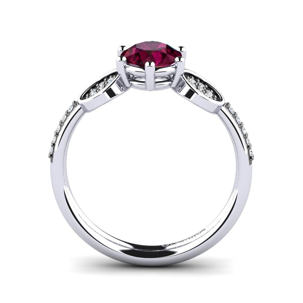 Rhodolite Garnet Engagement Ring Cristie