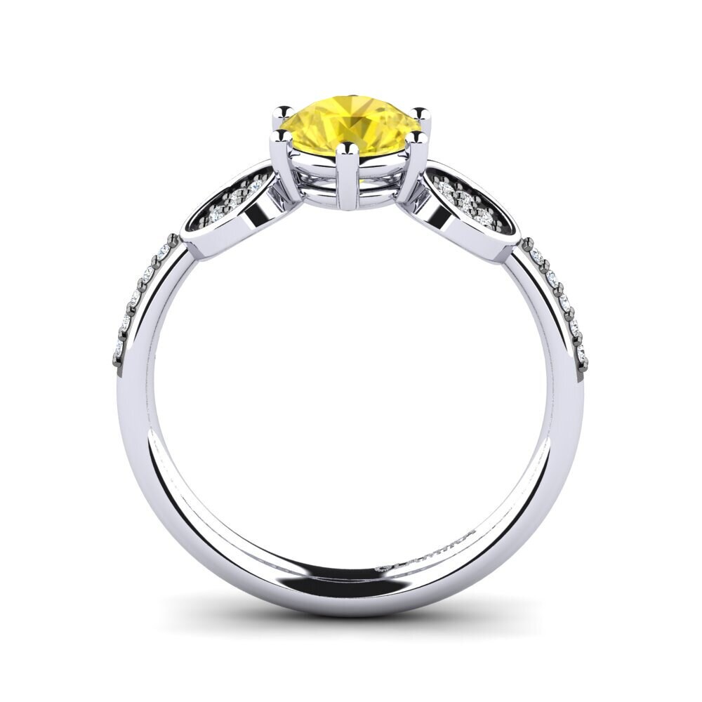 Yellow Sapphire Engagement Ring Cristie