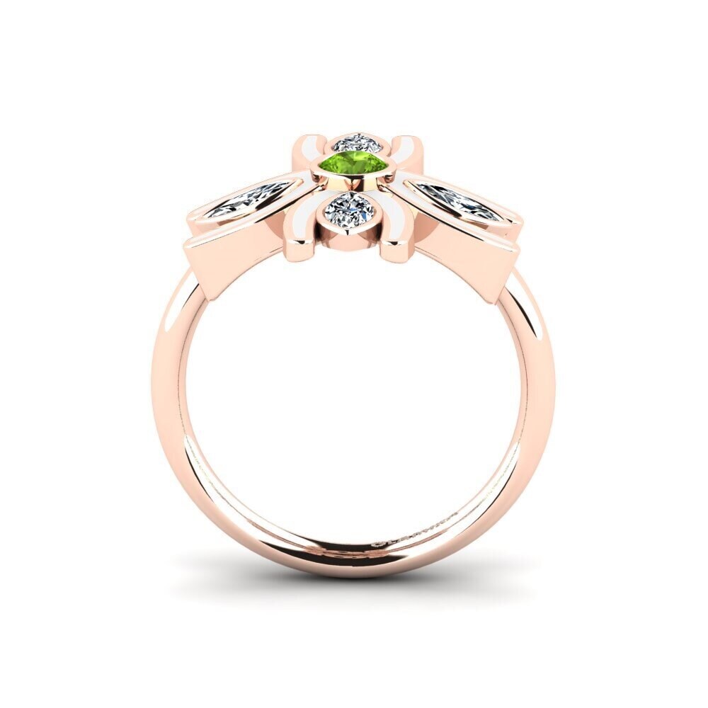 Peridot Ring Croisillon
