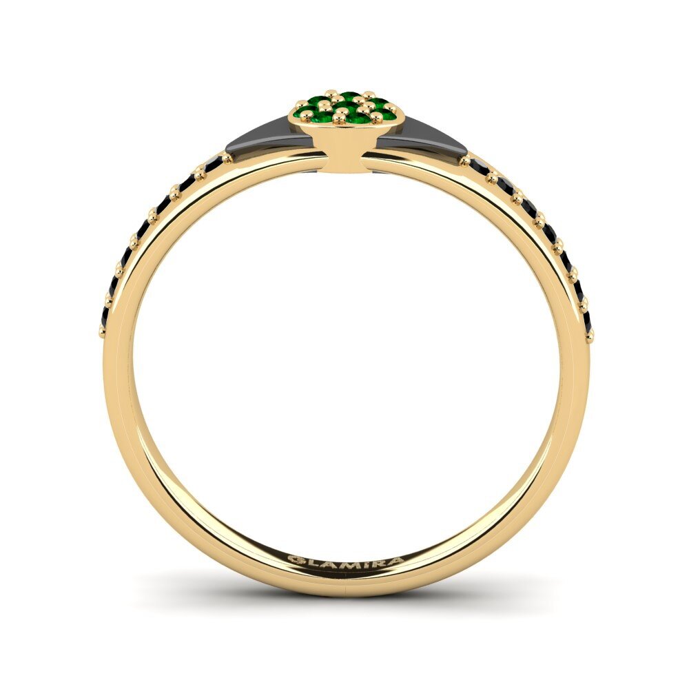 Zircônia Verde Anel Crowning