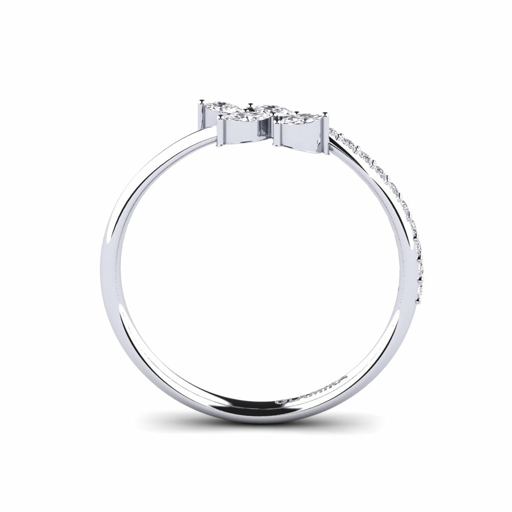 14ct White Gold Ring Crownn